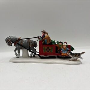 Dept 56 1994 Vintage Heritage Village Over The River & Through The Woods 5654-5